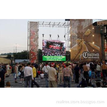 140 Viewing Angle Rental Outdoor Full Color Led Display 90m
